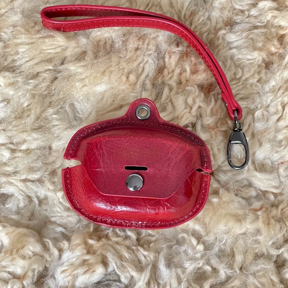 Leather Case for Sony WF-1000XM4 Earbuds - Shockproof Durable Stylish Wristlet